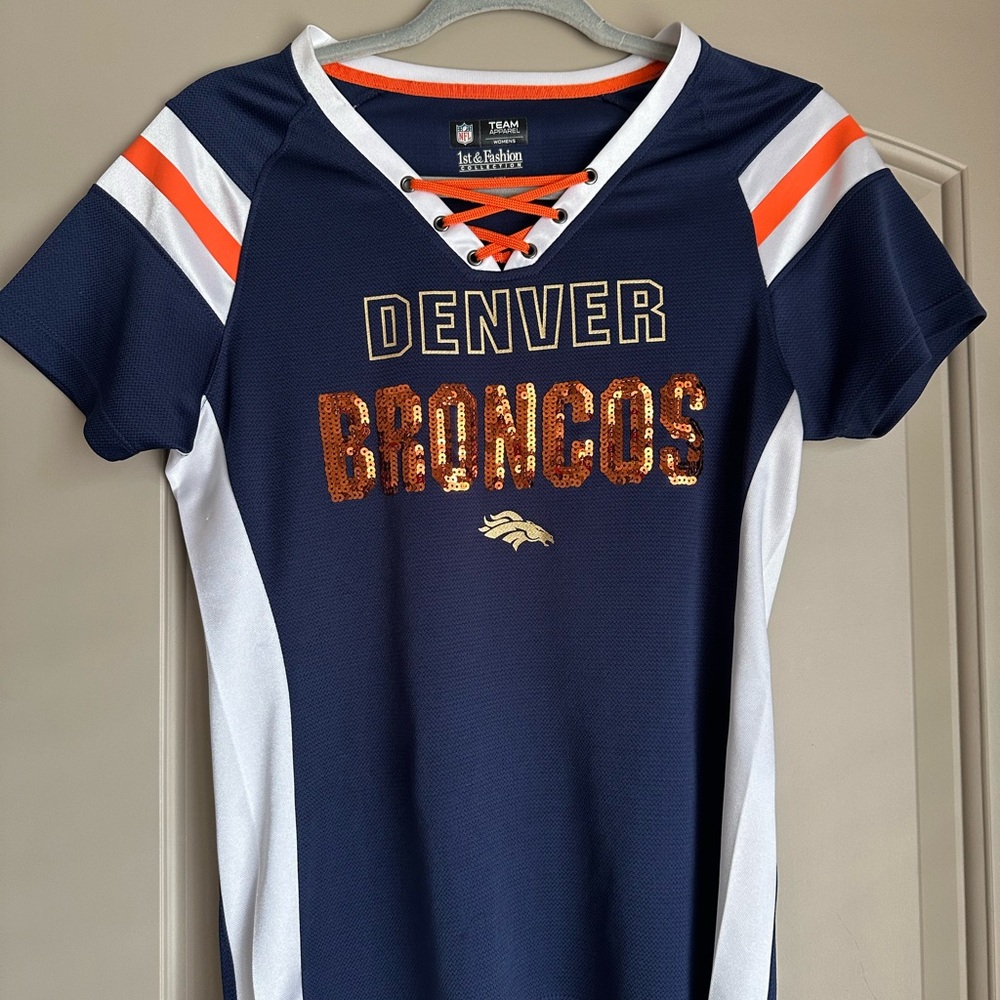 Denver Broncos Sequin T-Shirt